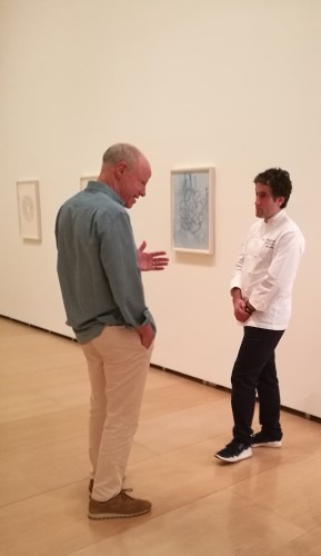 Nick Fox Weber en la exposición Anni Albers: tocar la vista