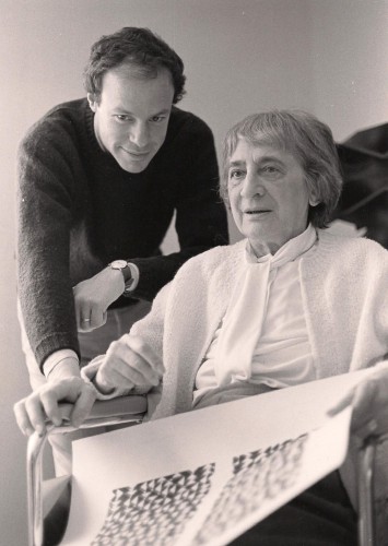 Nick Fox Weber and Anni Albers Photo by Faith Haacke 1981