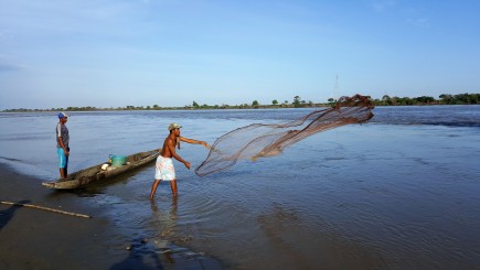 rio magdalena en el municipio de magangue (Caribe)